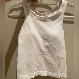 Lululemon crop top white size 8 good condition